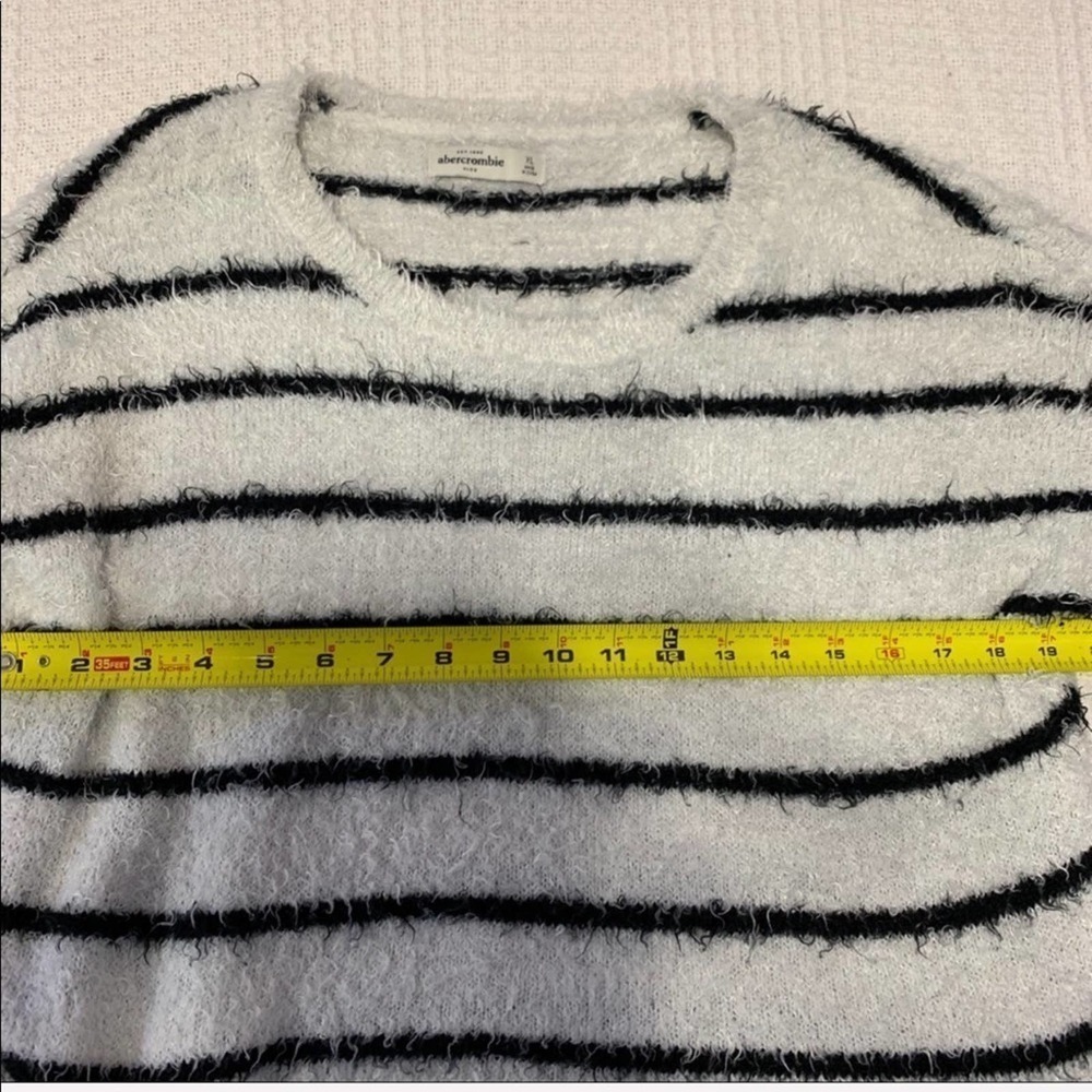 COPY - ABERCROMBIE Kids Black&White striped shirt XL - Picture 3 of 8